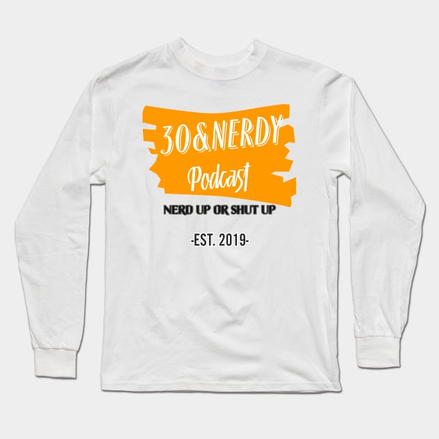 Established (Orange) Long Sleeve T-Shirt by Studio 66 Shop